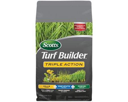 Scotts® Turf Builder® Triple Action Fertilizer and Weed Preventer - 4,000 sq. ft.