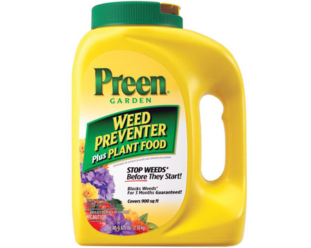Preen® Weed Preventer Plus Plant Food Bottle - 5.625 lbs.
