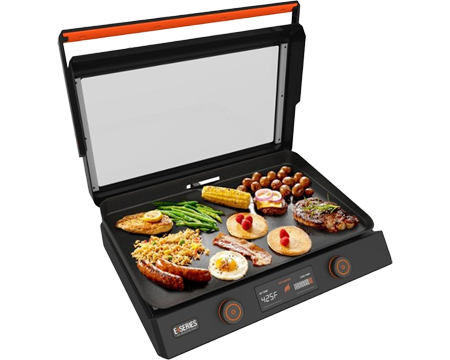 Blackstone - E-Series 22 In. 2-Burner Electric Countertop Indoor or Outdoor Griddle