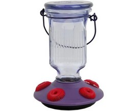 Perky-Pet® 16 oz. Top-Fill Field Glass Hummingbird Feeder - Lavender