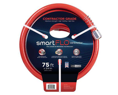 SmartFlo® 3/4 in. D X 75 ft. Contractor Grade Garden Hose