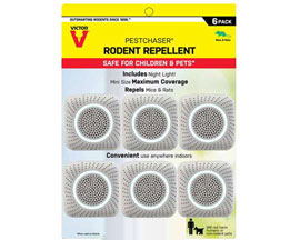 Victor® Pestchaser Plug-In Electronic Pest Repeller For Rodents - 6 Pack