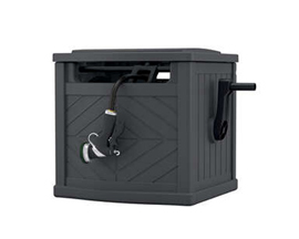 Suncast&reg; 150 ft. Free Standing Hideaway Hose Reel - Grey