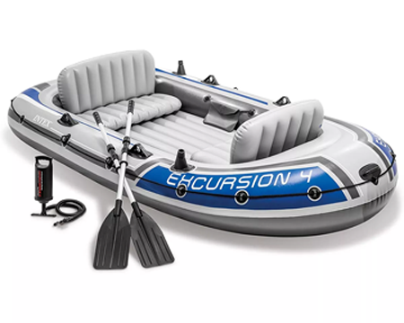 Intex® Excursion Inflatable Boat Set - 4 Person