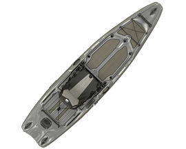 Bonafide SKF117 Fishing Kayak -  Top Gun Grey