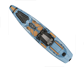 Bonafide SS127 Fishing Kayak - Steel