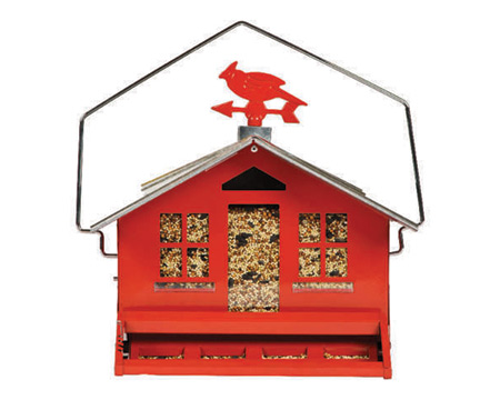 Perky-Pet® Squirrel-Be-Gone 8 lb. Metal Country Wild Bird House Feeder