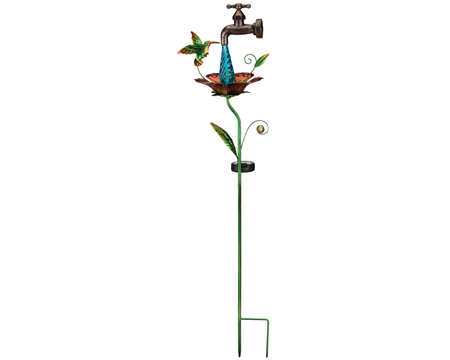 Regal Art & Gift® Waterdrop Solar Stake - Hummingbird