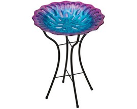 Regal Art & Gift® 18 in. Birdbath with Stand - Honeycomb