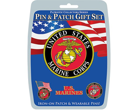 U.S Military Pin and Patch Gift Set - Marines