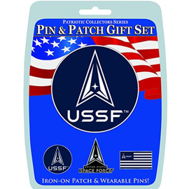 U.S Military Pin and Patch Gift Set - Space Force