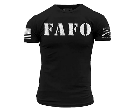 Grunt Style "FAFO" T-shirt - Black