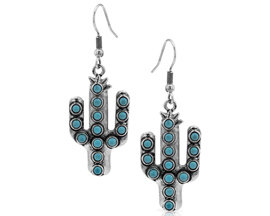 Montana Silversmiths® Saguaro Turquoise Attitude Earrings