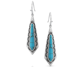 Montana Silversmiths® Southwest Turquoise Stream Earrings