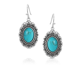 Montana Silversmiths® Into The Blue Turquoise Earrings