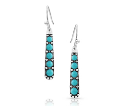 Montana Silversmiths® Turquoise Cascade Earrings