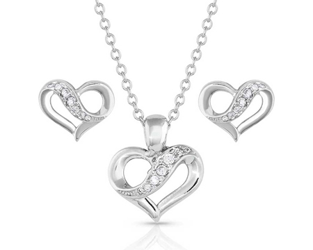Montana Silversmiths® Ribbon 'Round my Heart Jewelry Set