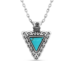 Montana Silversmiths® Established Strength Turquoise Necklace