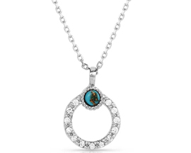 Montana Silversmiths® Turquoise Tranquility Crystal Necklace
