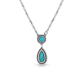 Montana Silversmiths® Tranquil Waters Turquoise Necklace