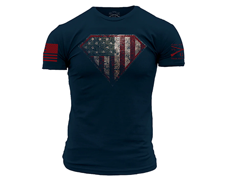 Gruntstyle Men's Super Patriot 2.0 T-Shirt - Navy