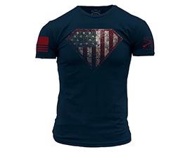 Gruntstyle Men's Super Patriot 2.0 T-Shirt - Navy