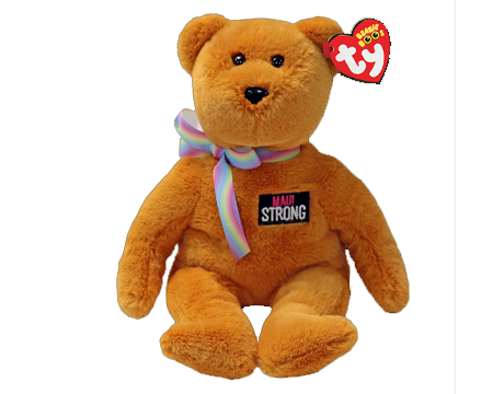 TY Aloha Maui Bear Beanie Baby