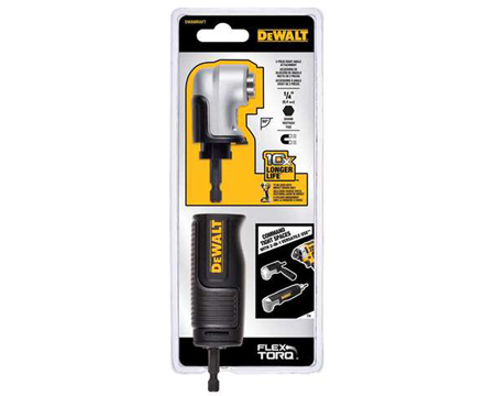 DeWalt® 6 in. Flextorq Steel 2-in-1 Right Angle Attachment Hex Shank - 2 Pc