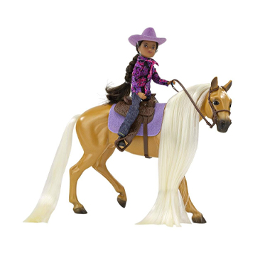 Breyer Charm & Western Rider Gabi gift set
