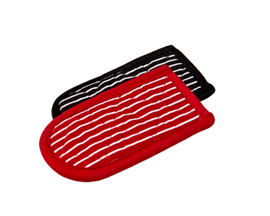 Lodge Set of 2 Striped Fabric Hot Handle Holders 