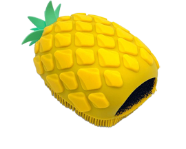 Gourmet OMG! - Tropical 2 in 1 Brush & Sponge - Pineapple