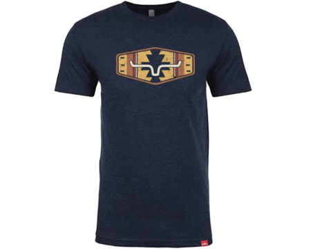 Kimes Ranch Men's Aztec Weave T-Shirt - Midnight Navy