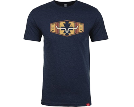 Kimes Ranch Men's Aztec Weave T-Shirt - Midnight Navy