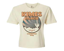 Kimes Ranch Ladies Psyche Crop T-Shirt - Ivory