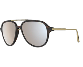 Bex® Kabb Tortoise Brown and Silver Sunglasses