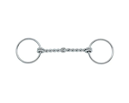 Weaver® Stainless Steel 6" Mouth Twisted Wire Snaffle