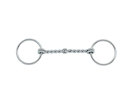 Ss 6" Mouth Twisted Wire Snaffle