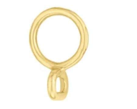 1" Loop 1 1/2" Ring Brass