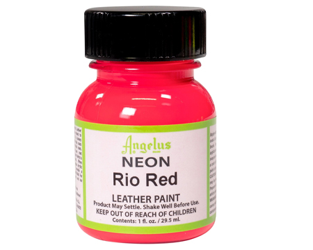 Angelus® Neon Rio Red Acryl Leather Paint