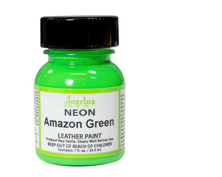 Angelus® Neon Amazon Green Leather Paint