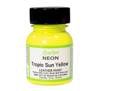 Angelus® Neon Tropic Sun Yellow Leather Paint