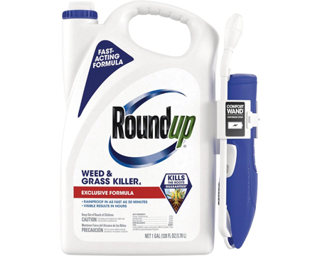 Roundup 1 Gal. Exclusive Formula Weed & Grass Killer with Comfort Wand Roundup 1 Gal. Exclusive Form