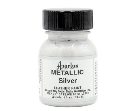 Angelus® Metallic Silver Leather Paint