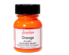 Angelus® Orange Acrylic Leather Paint