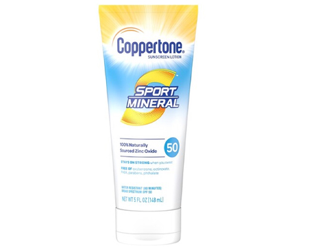 Coppertone® Sport Mineral Sunscreen Lotion 50spf 5oz