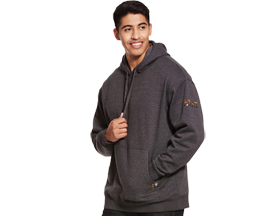 Ariat Men's Rebar Workman Hoodie - Charcoal