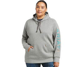 Ariat  Women's  Rebar Graphic Hoodie - Gray