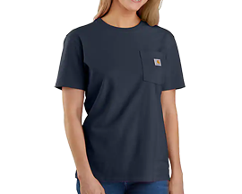 Carhartt WOMEN'S LOOSE FIT HEAVYWEIGHT SHORT-SLEEVE POCKET T-SHIRT 