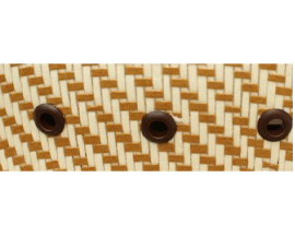 Hat Eyelets Brown
