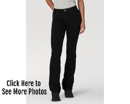  WRANGLER® Women's ULTIMATE RIDING JEAN WILLOW - Black